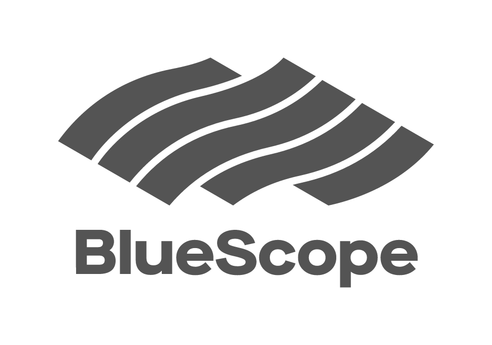 BlueScope Logo Greyscale